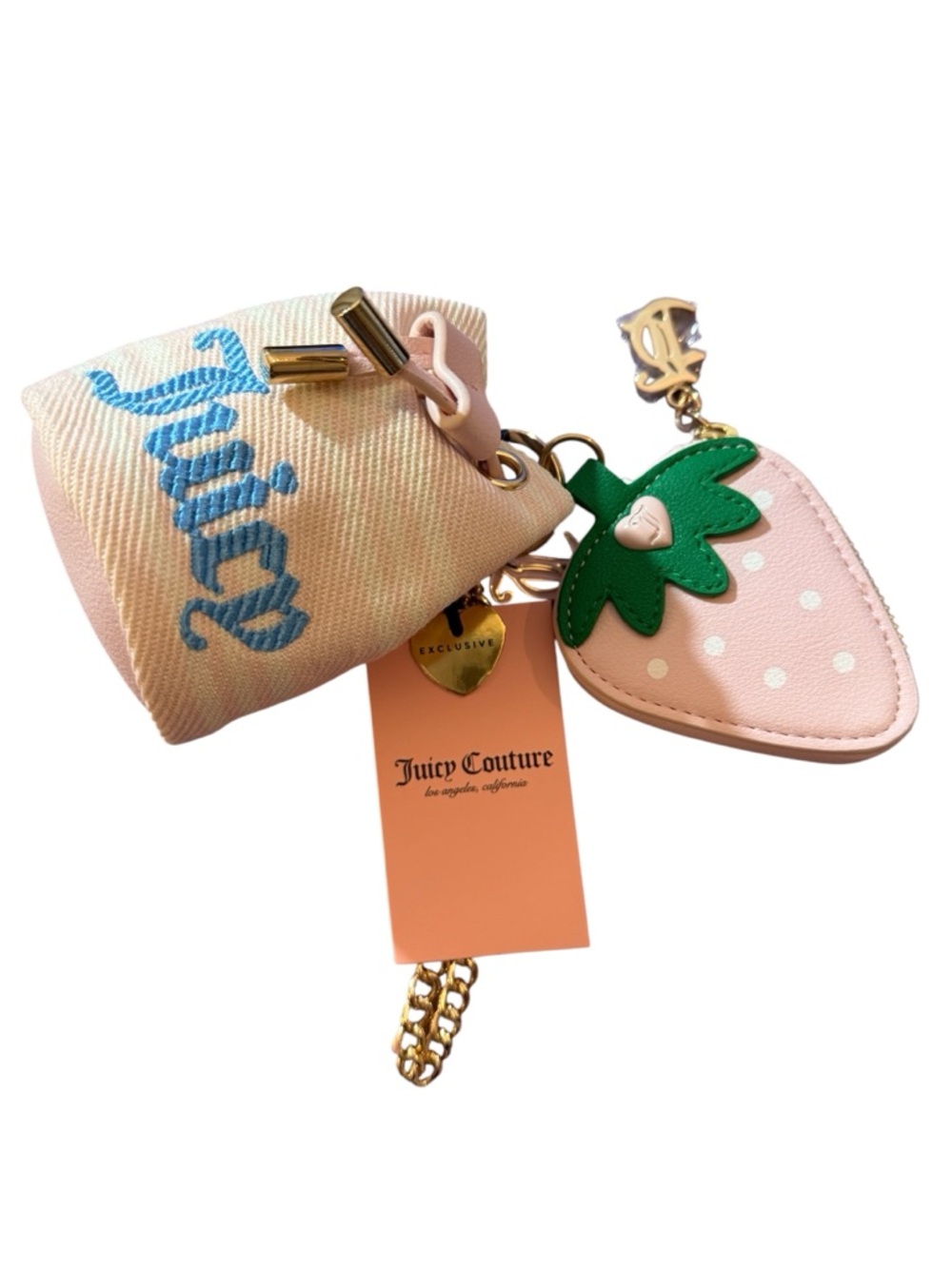 Juicy Couture Strawberry Festival Bag Charm Set, NWT - Picture 11 of 13